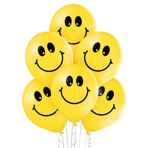 Balony lateksowe "Uśmiechnięte Buźki"