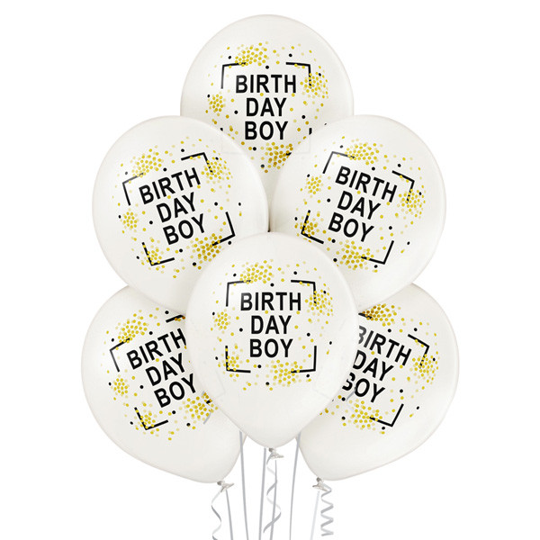 Balony urodzinowe z napisem "Birthday Boy" / 5000227