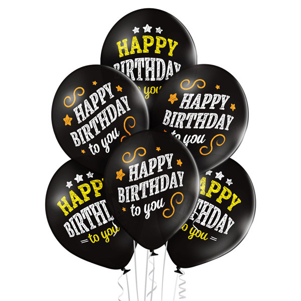 Balony urodzinowe z napisem "Happy Birthday" / 5000271