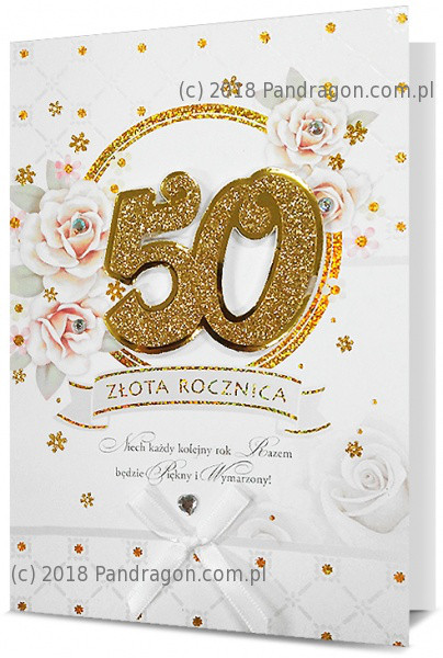 Kartka z okazji "50 Rocznicy Ślubu" / HM200-1564