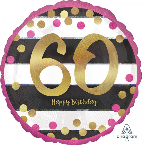Balon foliowy na "60 urodziny" / 3716501