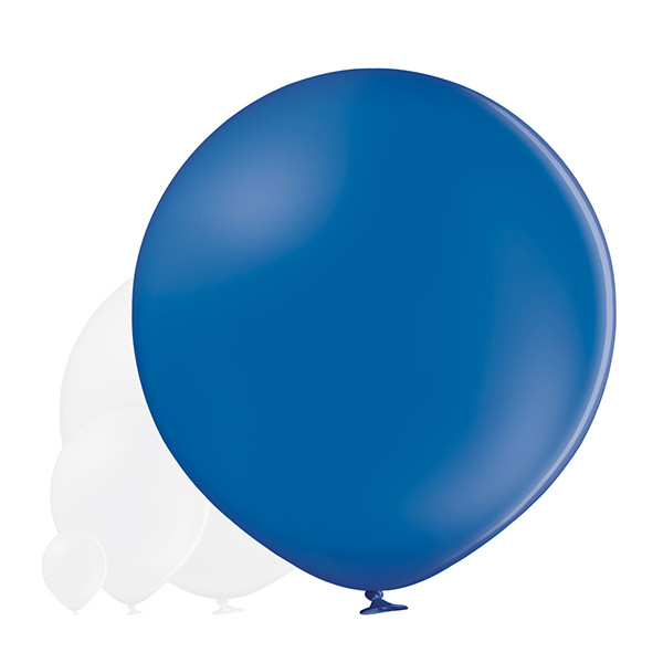 Balon lateksowy OLBO Belbal - pastelowy granatowy / średnica 1 m