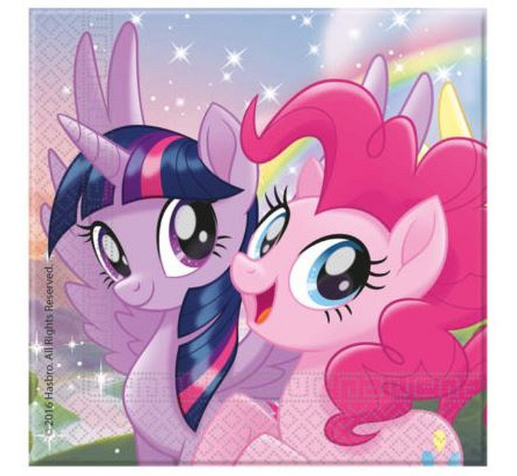 Serwetki papierowe "Kucyki Pony & Friends" 33x33 cm