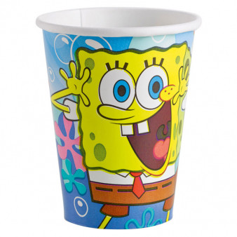 Kubeczki papierowe "SpongeBob" / 266 ml