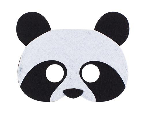 Maska Panda / 17,5x14,5 cm