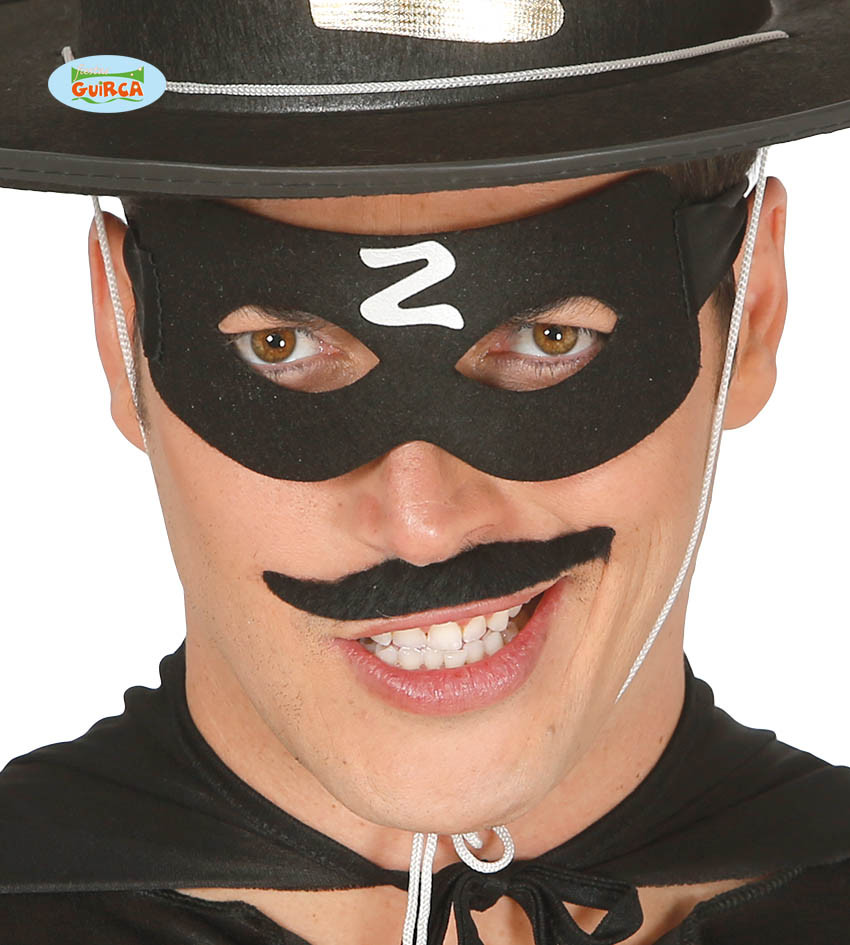 Maska Zorro z literą "Z"