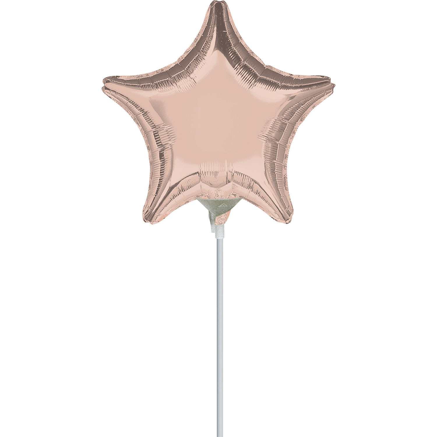 Balon foliowy "Gwiazda", różowe złoto