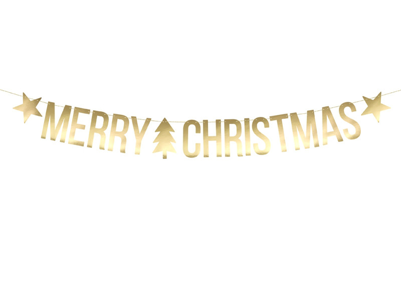 Girlanda "Merry Christmas" / GRL53-019M
