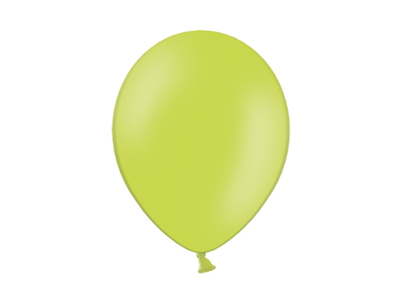 Balony lateksowe Belbal 10", Pastel Apple Green / 100 szt