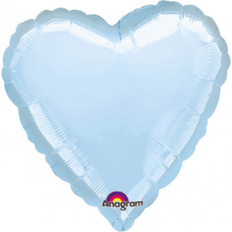 Balon foliowy 17" "Serce", błękitny