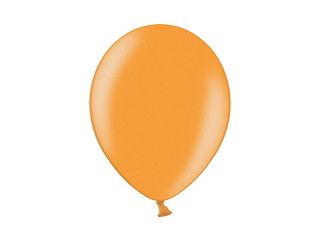 Balony lateksowe12", Metallic Bright Orange / 100 szt