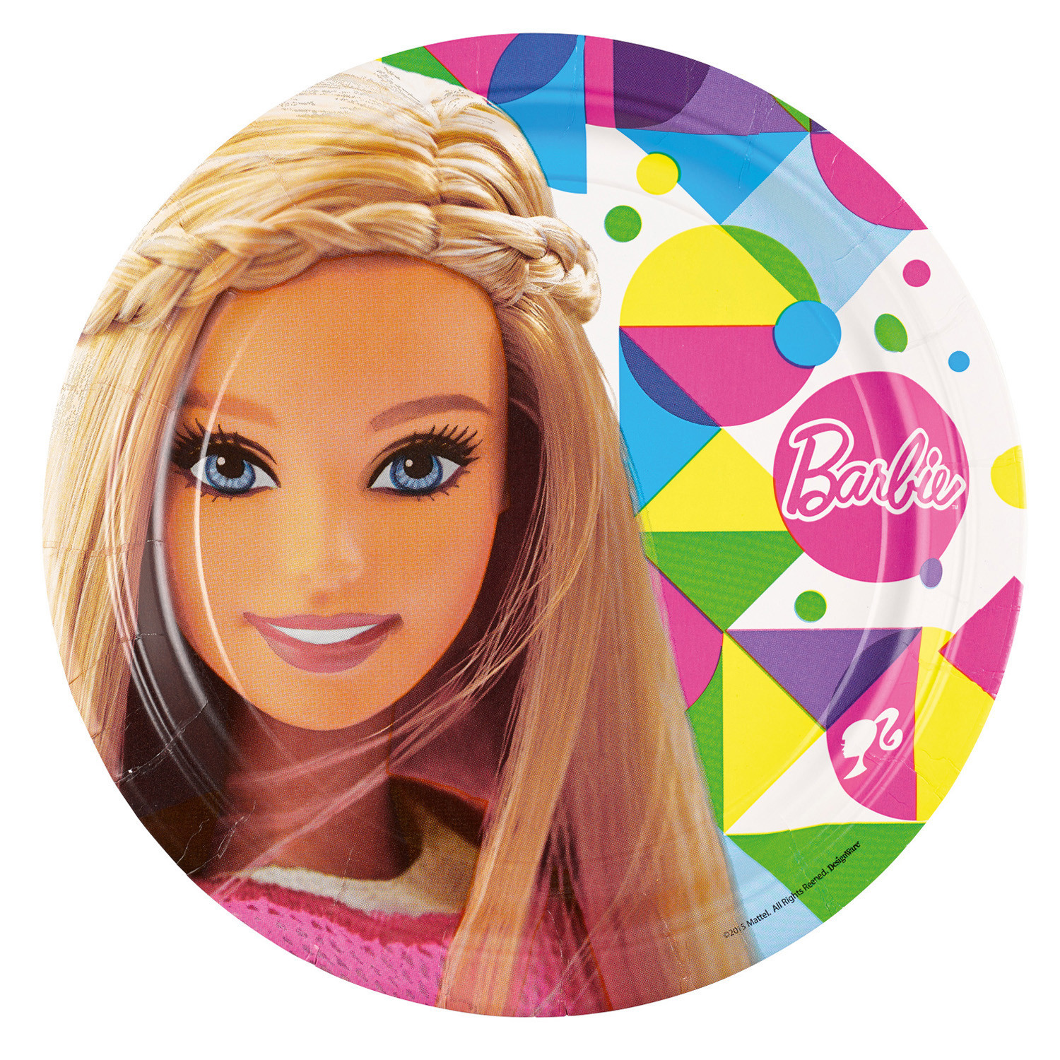 Talerzyki "Barbie" / 23 cm