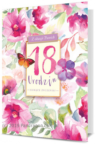 Kartka na 18 urodziny / K.B6-1712