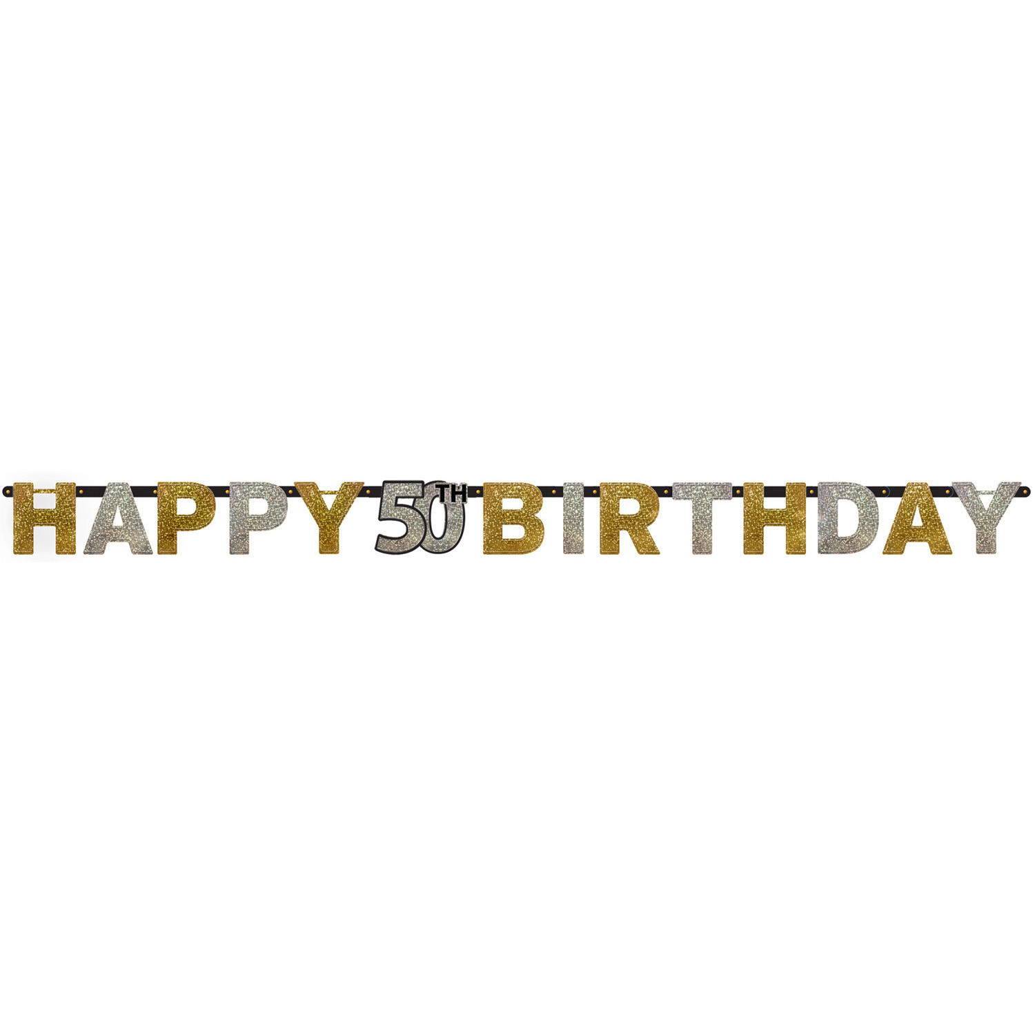 Girlanda urodzinowa "Happy 50 Birthday" / 120206