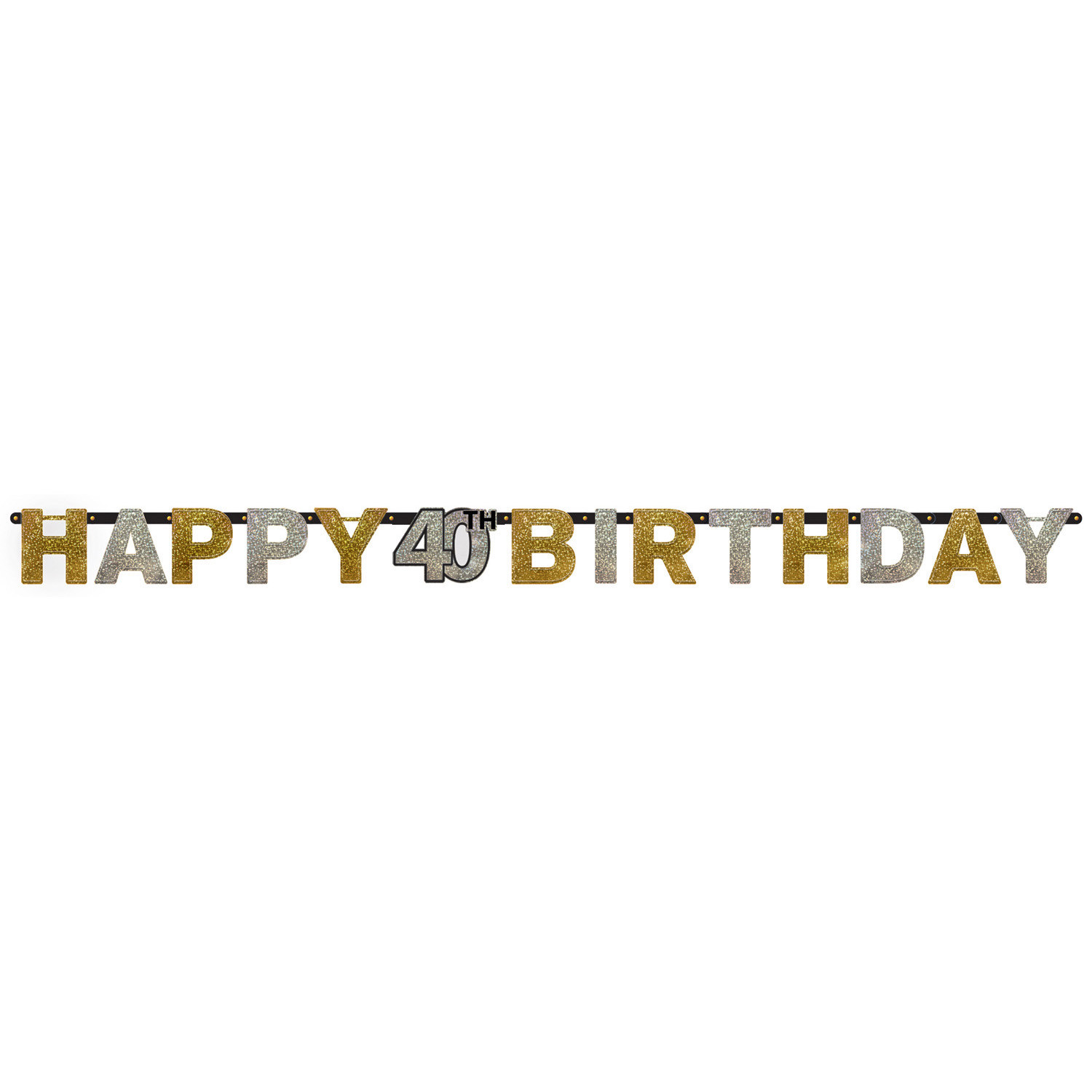 Girlanda urodzinowa "Happy 40 Birthday " / 120204
