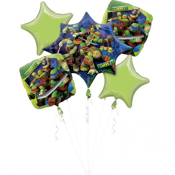 Zestaw balonów dla dziecka "Żółwie Ninja"
