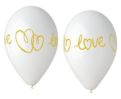 Balony lateksowe 13" "Love"