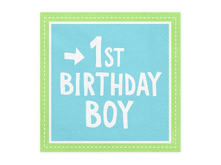 Serwetki papierowe "1st Birthday Boy" / SP33-18