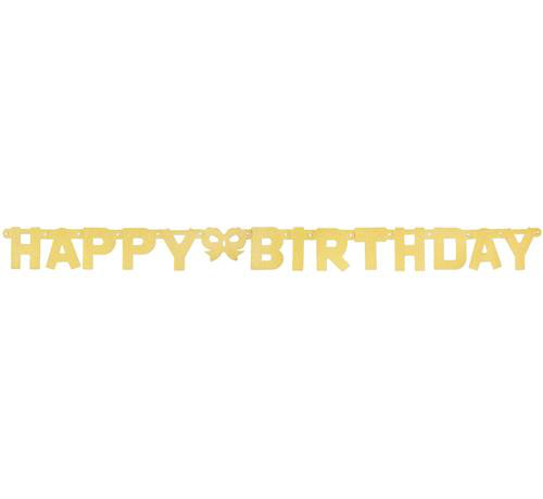 Girlanda brokatowa "Happy Birthday"