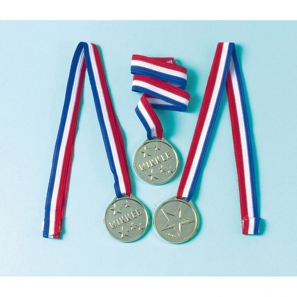 Zestaw odznak/medali z napisem "Winner"