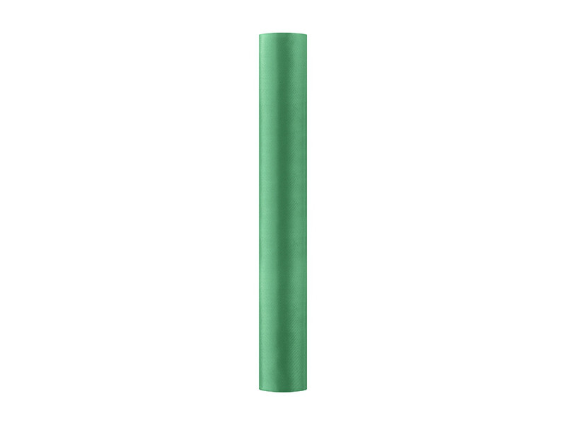 Satyna gładka, zielona / 0,36x9m