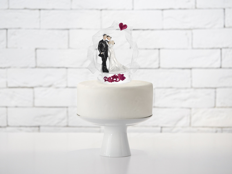 Figurka na tort weselny "Para Młoda"  / PMF118-008B