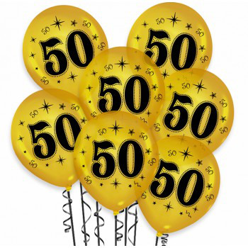 Balony na 50 urodziny / BAL36