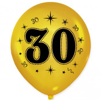 Balony na 30 urodziny / BAL32