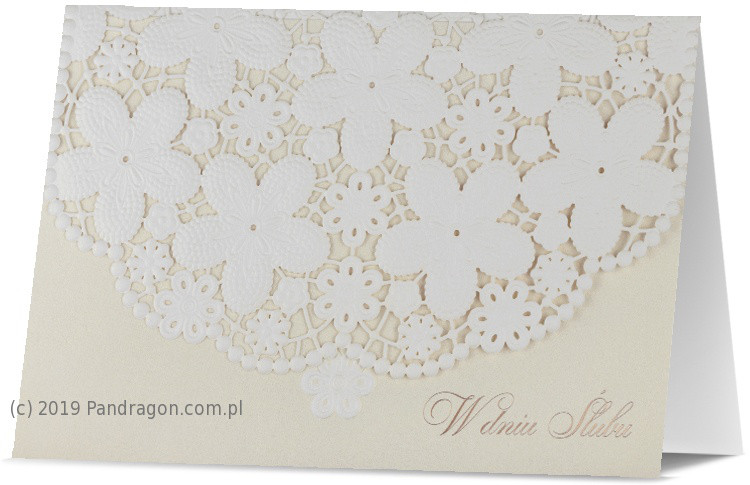 Kartka na wesele "W dniu Ślubu" / HM100-906