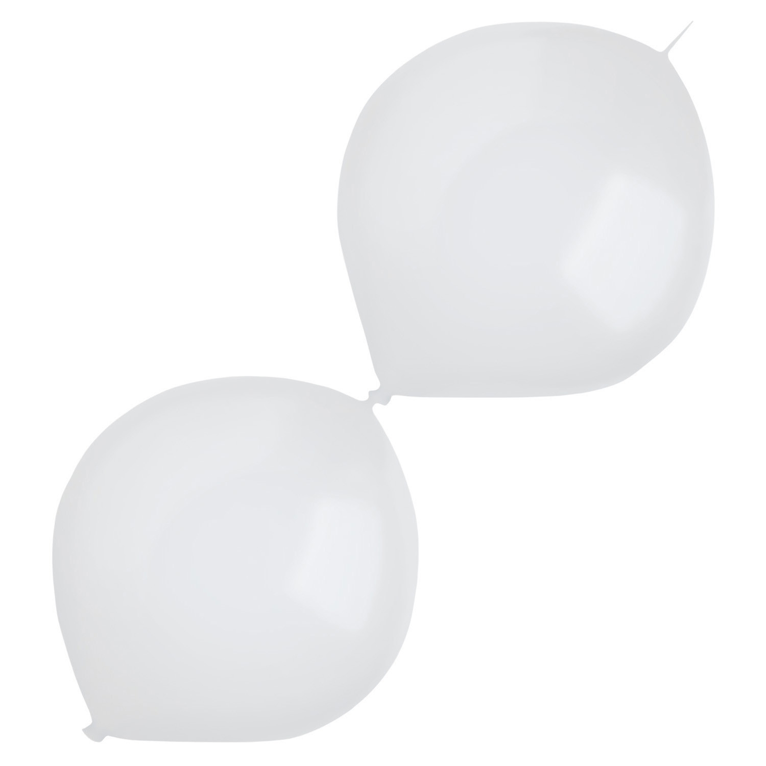 Balony lateksowe E-Link "Decorator" Standard Frosty White / 12"-30 cm