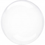 Balon foliowy Kula "Clearz" Crystal Clear / 40x40 cm