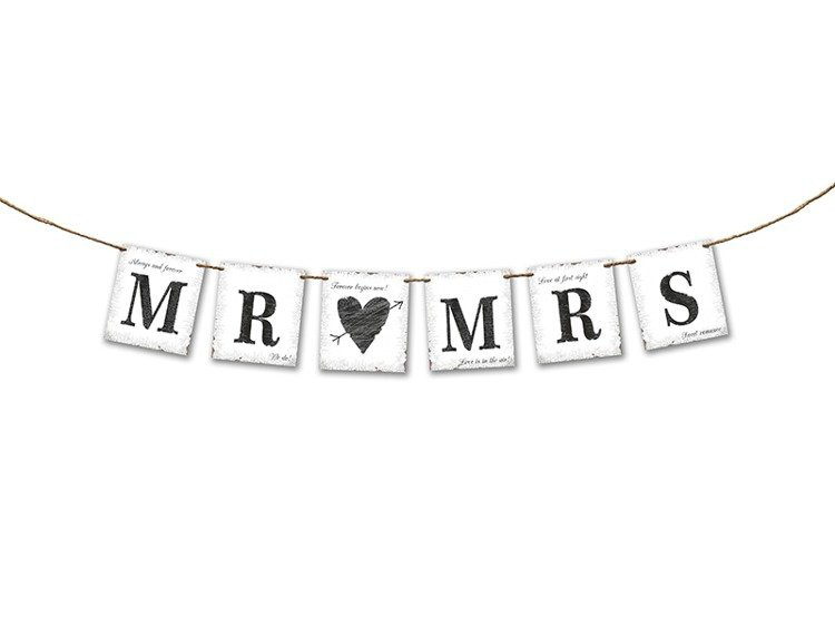 Girlanda "Mr Mrs" / GRL21