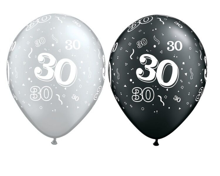 Balony na 30 urodziny, mix / 25224/6