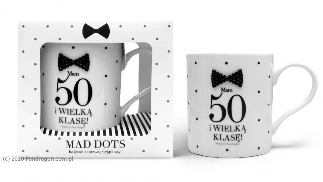 Kubek na 50 urodziny / Mad Dots