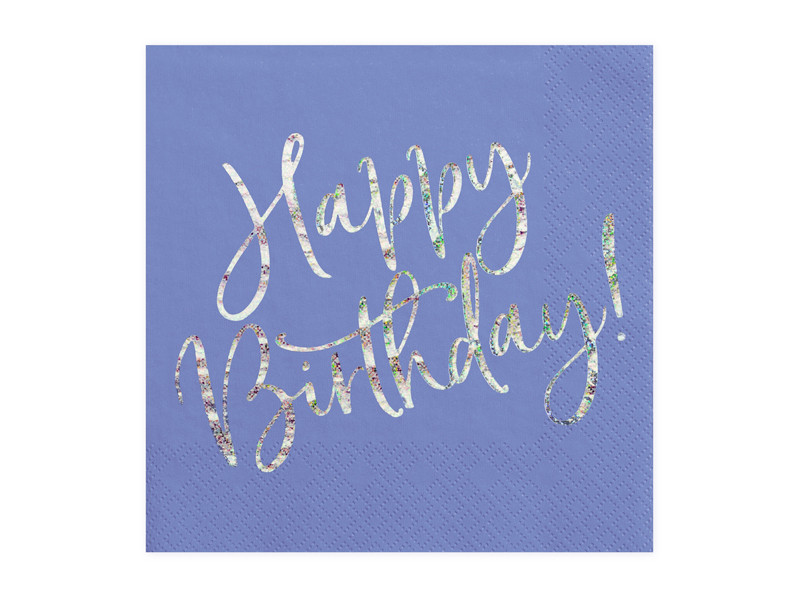 Serwetki papierowe "Happy Birthday" / SP33-80-074