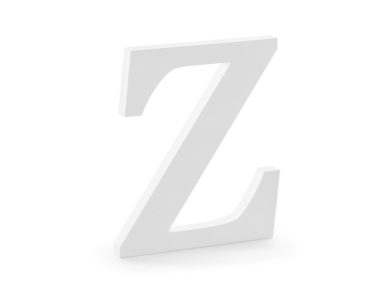 Drewniana litera "Z" / 17x20 cm