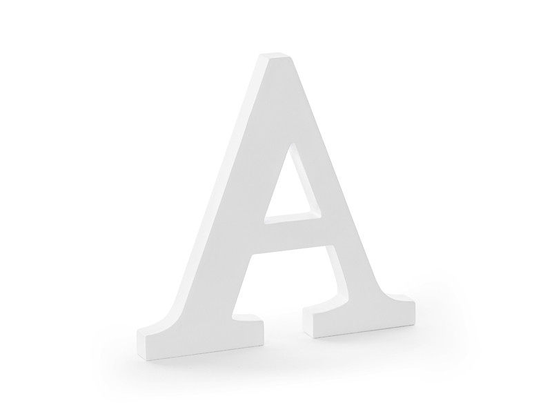 Drewniana litera "A" / 21,5x20 cm