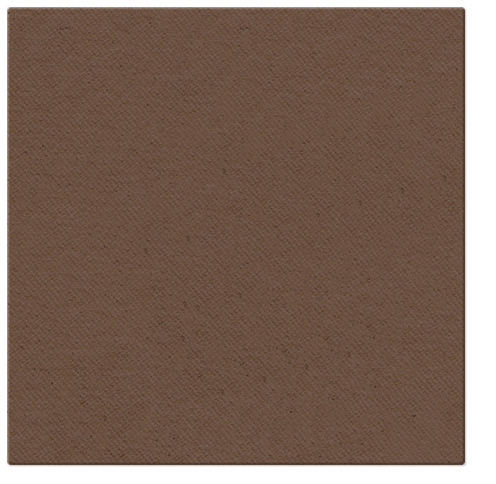 Serwetki flizelinowe gładkie AIRLAID "Basic", brązowe / 40x40