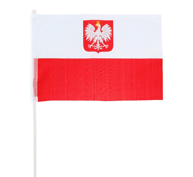 Flaga Kibica na patyczku / 60 cm