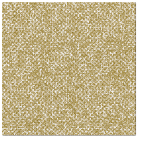 Serwetki flizelinowe wzorzyste "Linen Structure", złote / 40x40
