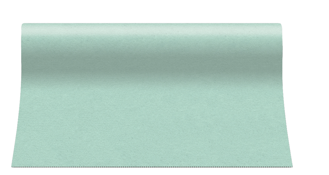Bieżnik flizelinowy Airlaid "Soft Lace", mint / 40cmx24m
