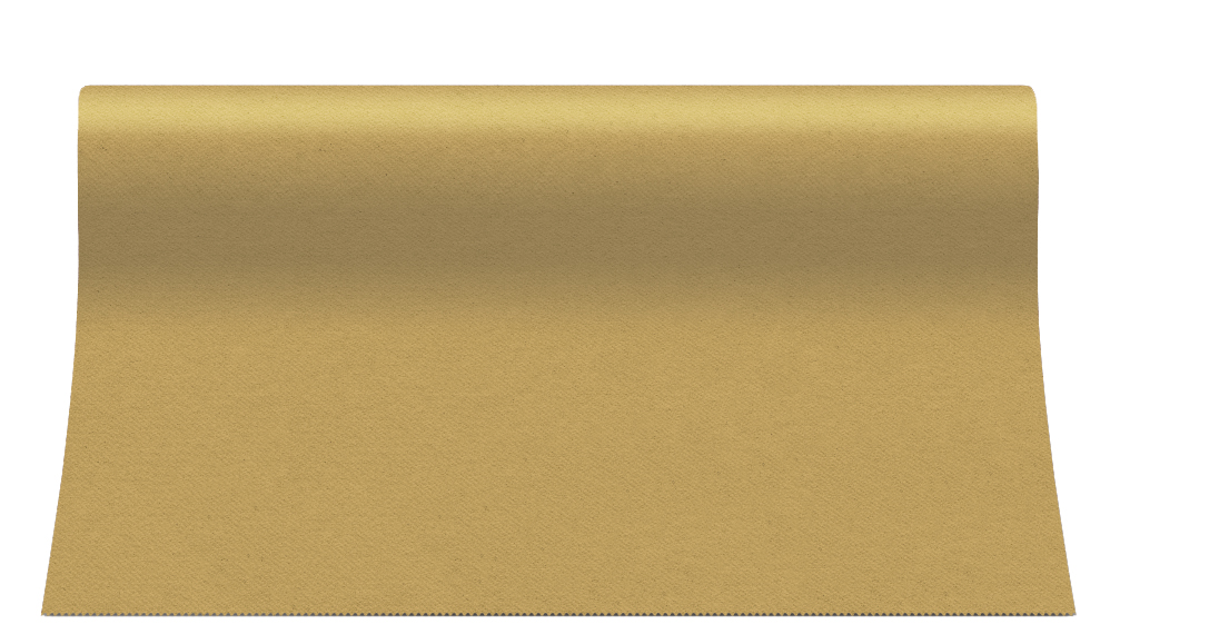 Bieżnik flizelinowy gładki AIRLAID "Basic", złoty / 40cmx24m