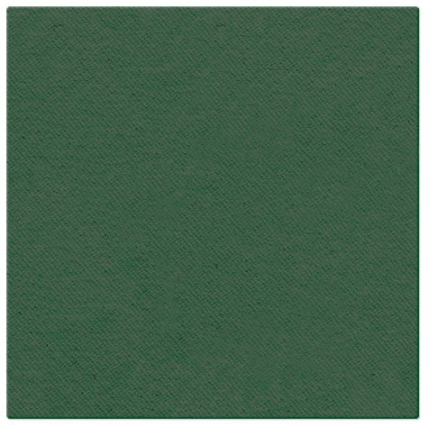 Serwetki flizelinowe gładkie AIRLAID "Basic", ciemna zieleń / 40x40