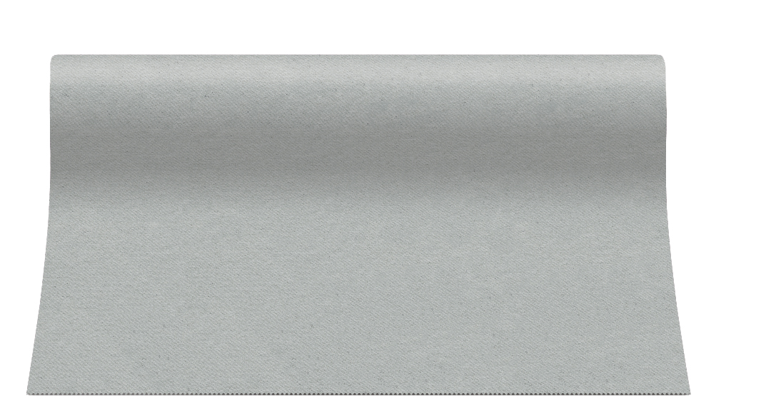Bieżnik flizelinowy gładki AIRLAID "Basic", szary / 40cmx24m