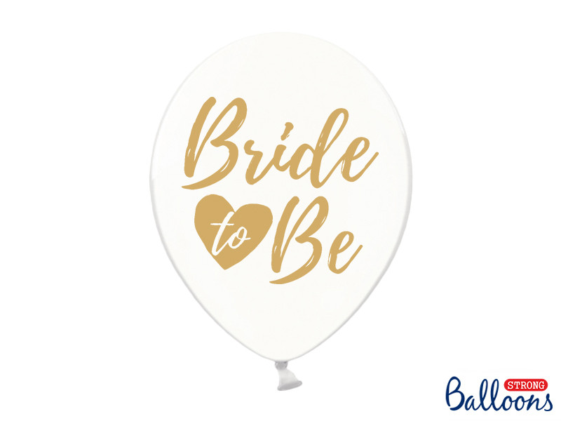 Balony na panieński "Bride to be" / SB14C-205-099G-6