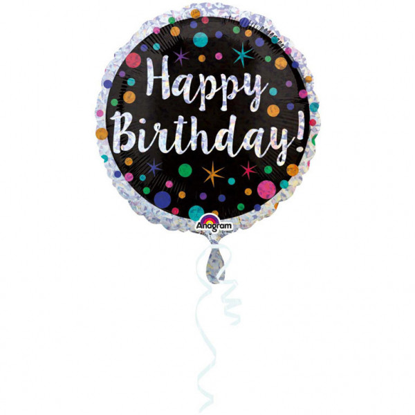 Balon foliowy "Happy Birthday" / 45 cm / 345901