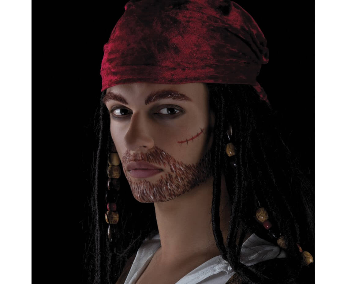Zestaw farbek do twarzy "Pirat"
