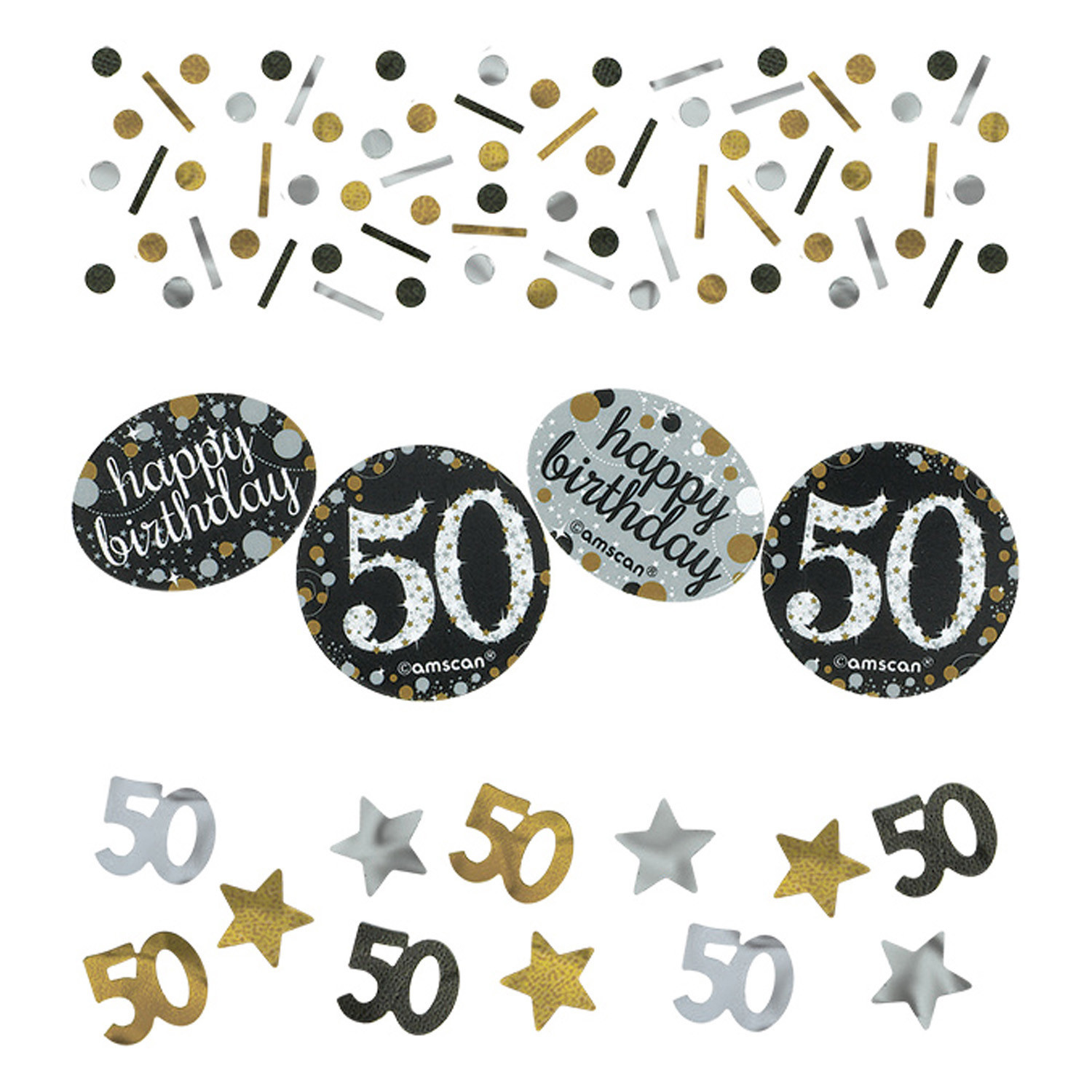 Konfetti "50 urodziny" Sparkling Celebration