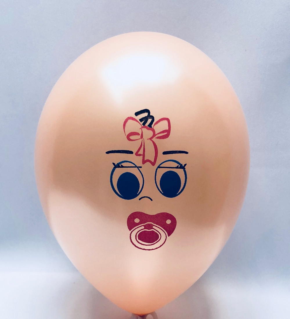 Balony na Narodziny dziecka lateksowe "Bobas"