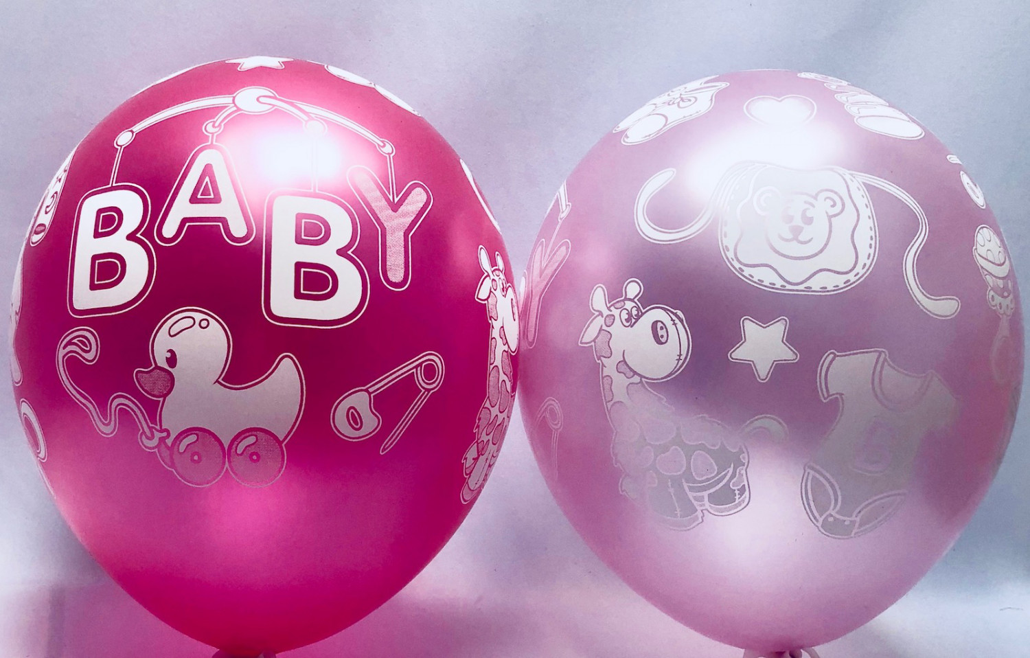 Balony na Narodziny dziecka lateksowe "Baby Girl" / 1300115
